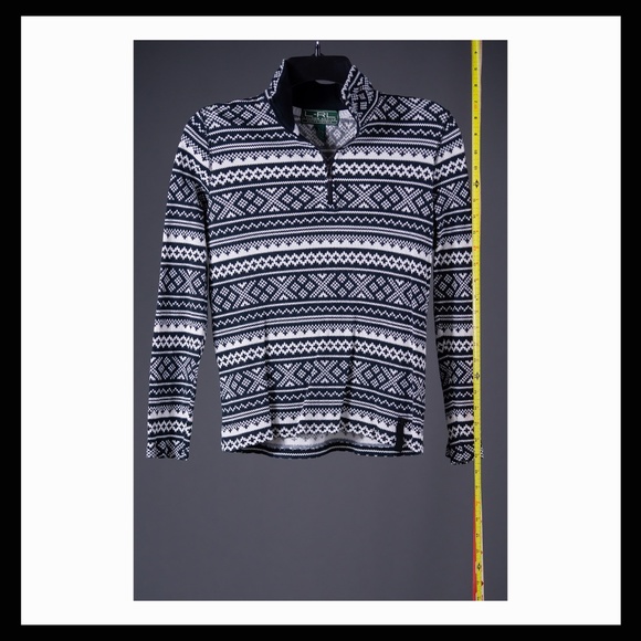 Lauren Ralph Lauren Tops | Mega Sale Priced - Ralph Lauren Pull Over Sweater Classic | Color: Black/White | Size: L | Photoshootcc's Closet